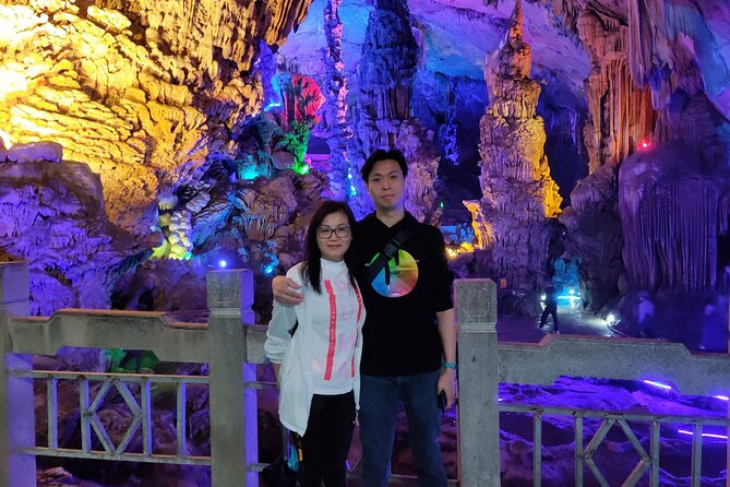 1-Day Guilin Tour to Reed Flute Cave, Xianggong Hill, Bamboo Boat and Night Show - How tiring is this 12-hour schedule?