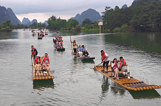 2-DAY Guilin Rice Terraces, Li River Cuise, YangShuo Leisure Tour - Yulong River, Fuli Ancient Bridge, and rural Yangshuo