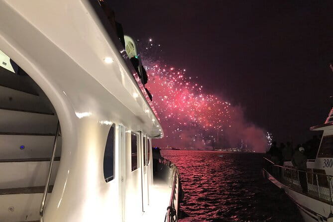 2025 Chinese New Year Fireworks Open Bar Yacht Dinner Cruise HK - Boarding at King Wan Street Landing at 6 pm