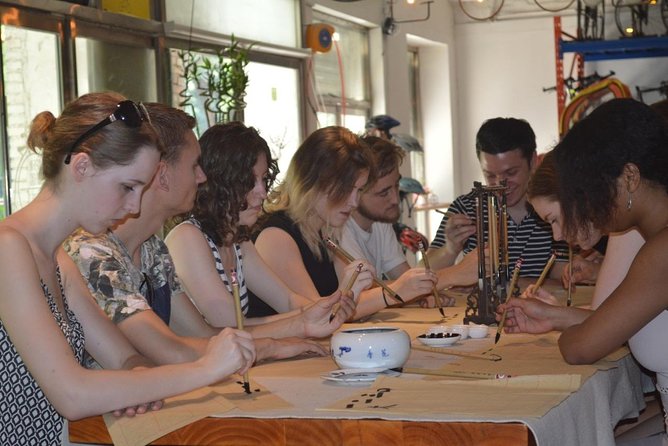 4-Hour Private Tour of Calligraphy Class, Hutong and Dumplings - Starting with brush, ink, and patient instruction