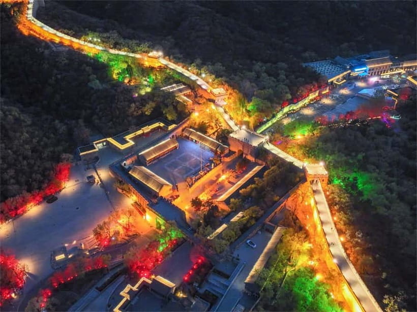 Badaling Great Wall Night Tour+ Light Show + Performance - From Beitucheng to the mountains in 1.5 hours