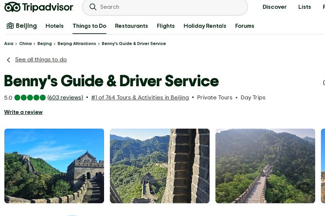 Beijing Forbidden City & Mutianyu Great Wall Private Day Tour - Who will get the most from this day