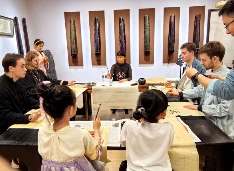 Beijing Hands-On Culture Tour: Tea, Instrument, Calligraphy - Calligraphy with brush, ink, and meaning