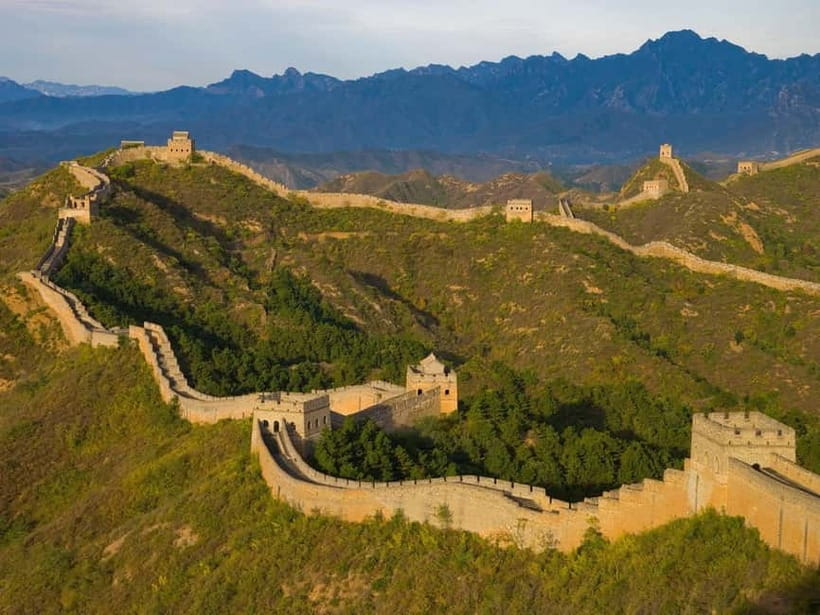 Beijing Mutianyu Great Wall Entry Tickets Chairlift Toboggan - Riding the chairlift up to Mutianyu