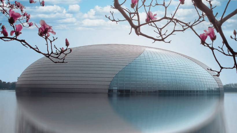 Beijing: Natinonal Center For The Peformance Arts Ticket - Entering through the North Gate