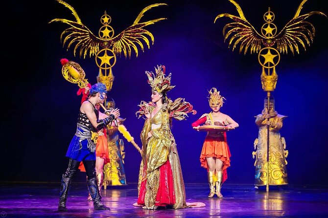 Beijing Night Golden Mask Dynasty Show Ticket with Guide and Pickup - A Love Story Told in Eight Big Scenes