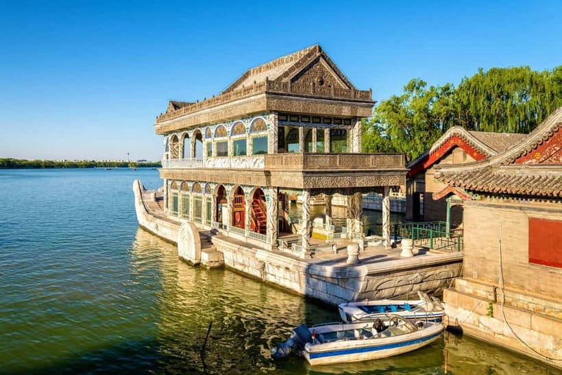 Beijing: Summer Palace Entry Ticket and Optional Guided Tour - Taking the royal boat from Ziyu Bay Pier