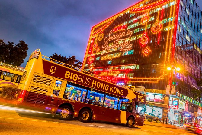 Big Bus Hong Kong Panoramic Night Tour by Open-Top Bus - Is $39.36 good value for one hour?