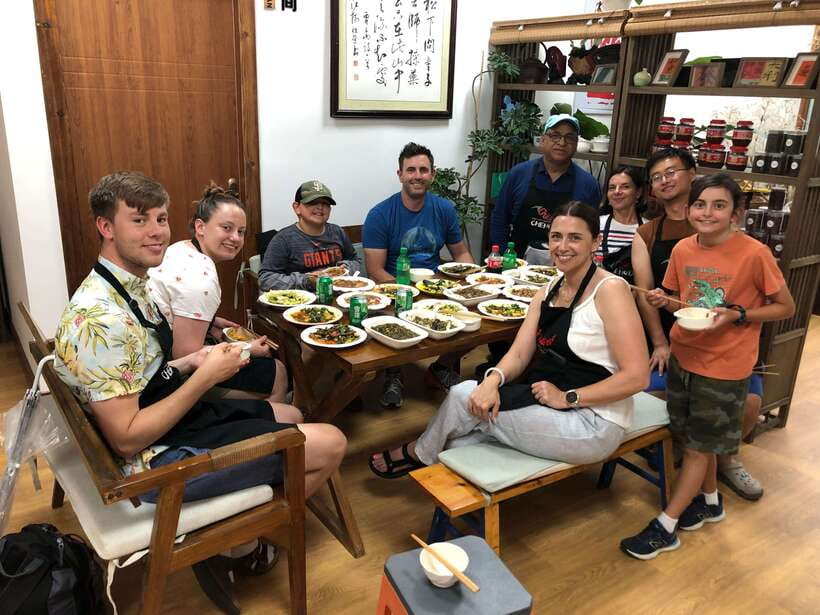 Chengdu: Cooking Class with Fresh Market Half Day Experience - Tea, preparation, and the courtyard kitchen