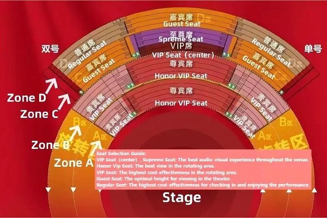 Chongqing 1949 Ticket Epic Historical Spectacle - Choosing between rotating and fixed seating