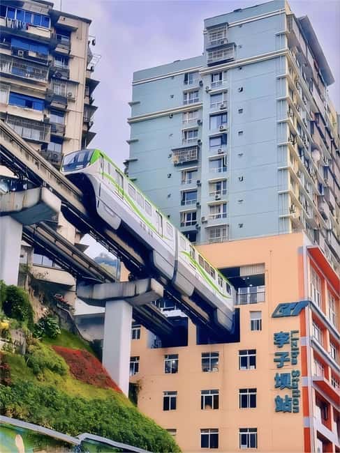 Chongqing deep explore & private car service including meals - Liziba Station and the strange logic of Chongqing