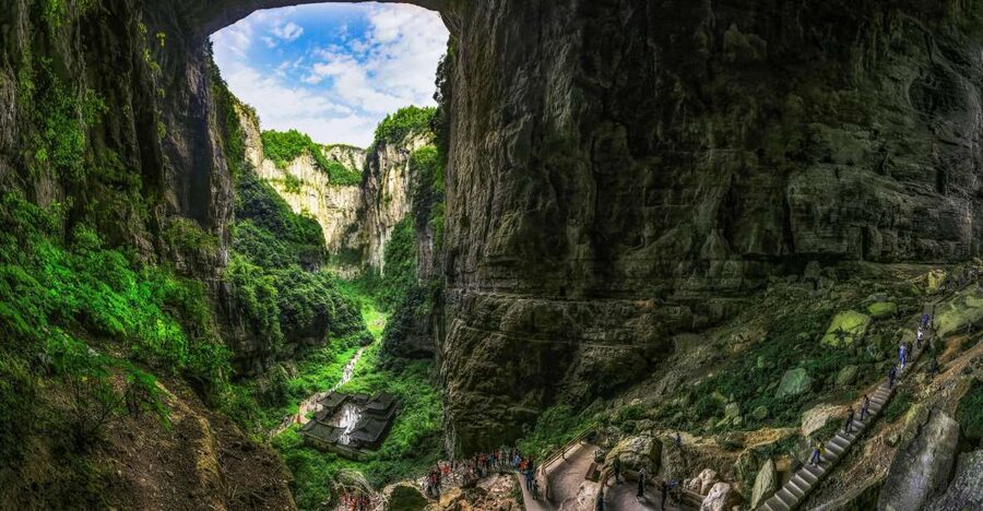 Chongqing: Private Day Tour to Wulong Karst Geological Park - Fairy Mountain’s open meadows and cool-country feel