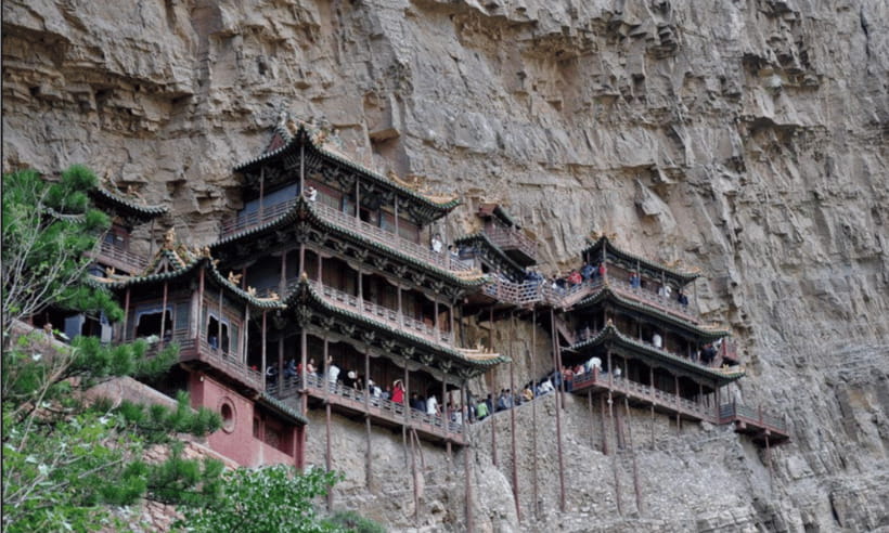 Datong: Transfer or Tour to Yungang Grottoes&Hanging Temple - Hanging Temple: a cliffside building with three traditions