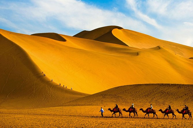 Dunhuang Private Day Tour Mogao Grottoes, Singing Dunes and Crescent Moon Spring - A private ride takes the pressure off