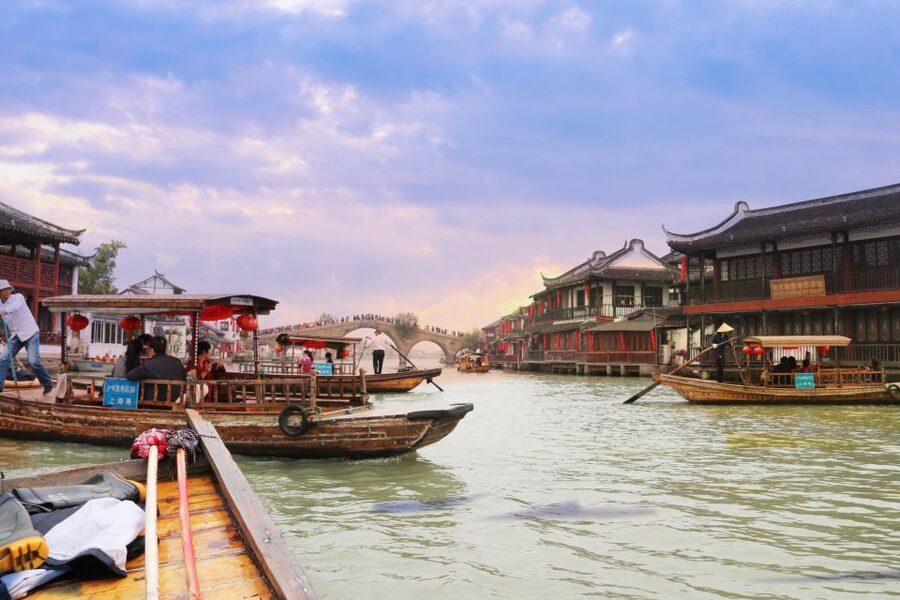 From Shanghai: Private Zhujiajiao Tour with Boat Ride - Walking Zhujiajiao’s old street and market