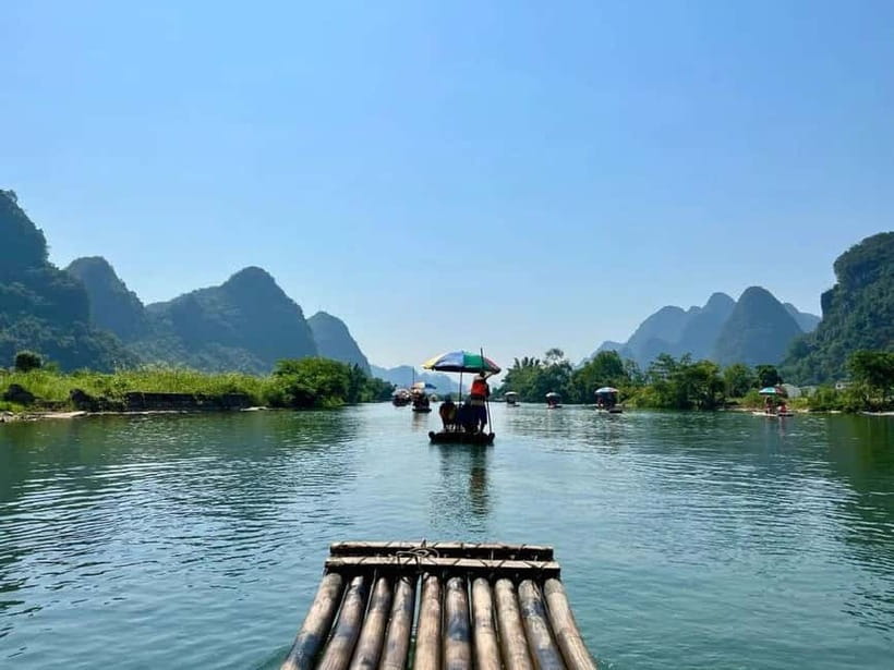 Guilin: 1-Day Cave, Xianggong Hill, Bamboo Boat & Show - Price, tickets, and what you really receive