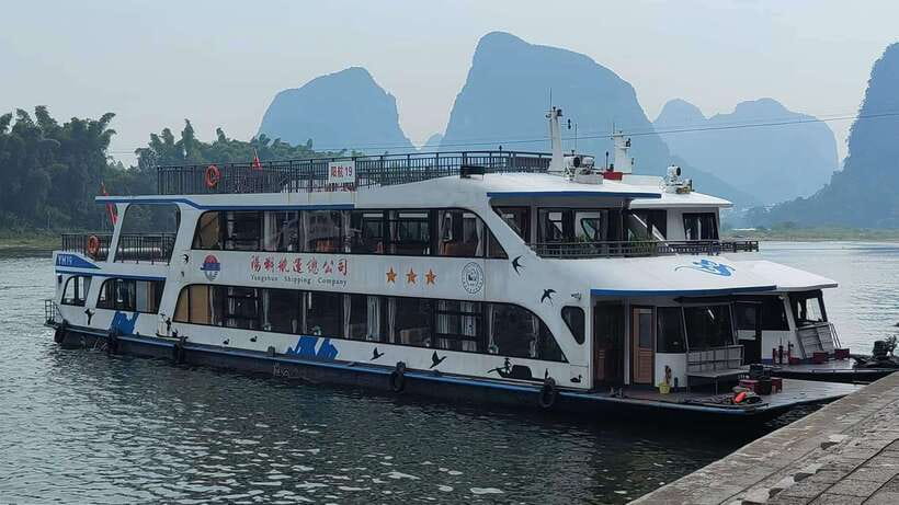 Guilin: Li River Cruise with Transfer to Yangshuo - Choosing between the 3-star and 4-star boats