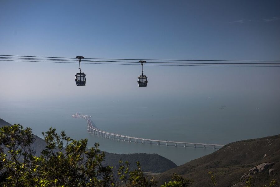 Hong Kong: Ngong Ping Private Cable Car Skip-the-Line Ticket - The 25-minute ride over Lantau Island