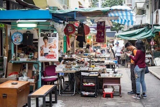 Hong Kong Street Food Tour with Locals - Dim Sum, Wonton & more - Bonham Strand West and the city’s trading past