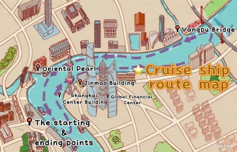 Huangpu Night Cruise: Cozy Vibe & Modern Shanghai Glow - The paper-ticket step you cannot skip