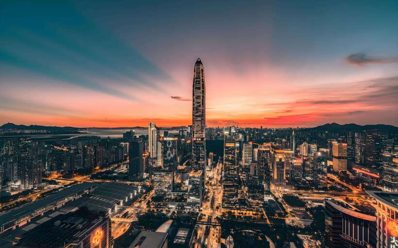 Iconic Shenzhen Skyscraper - Ping An Finance Center - Shenzhen From the 116th Floor