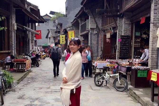 Li River Cruise with bamboo Rafting & Xianggong Hill Private Tour - Fuli Ancient Bridge and the upper Yulong River
