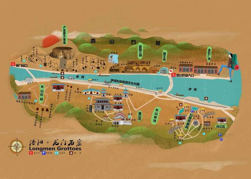 Luoyang: Longmen Grottoes Entry Ticket Only Option - A three-hour visit without a fixed tour