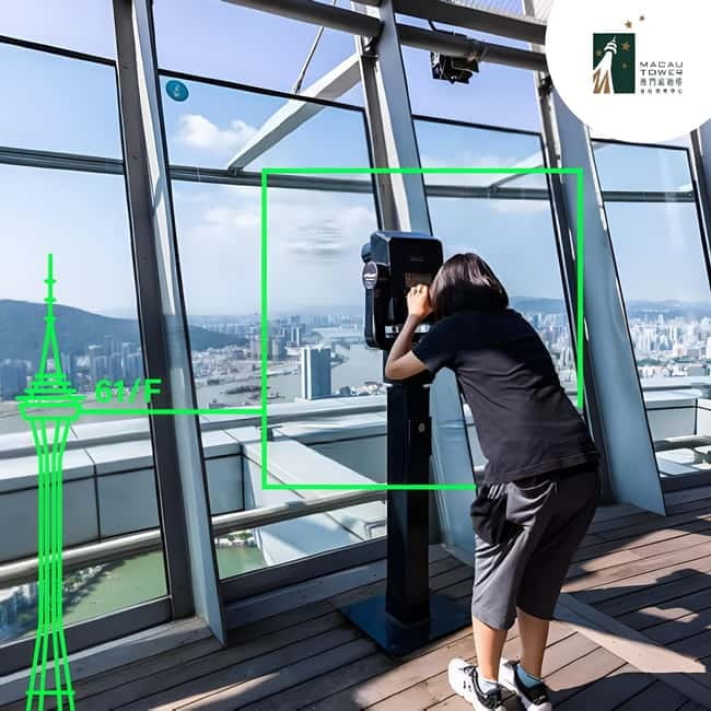 Macau: Macau Tower Observation Deck Ticket - Starting at the B2 ticket office
