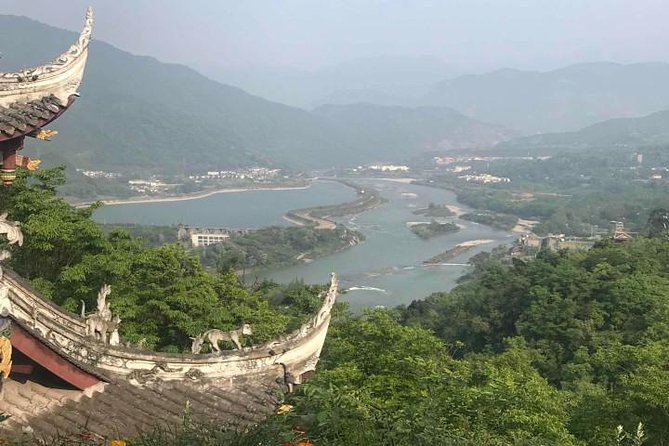 One Day Trip to Dujiangyan Irrigation System & Mount QingCheng Tour - Qinyan Tower and the ancient waterworks