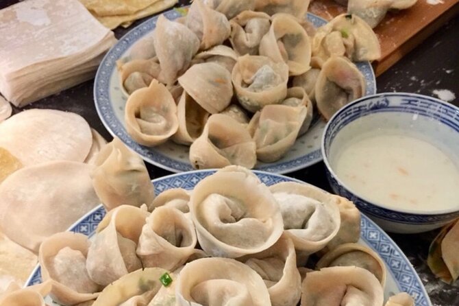 Organic Chinese Dumpling Class with Market Walk - Making the filling and wrappers