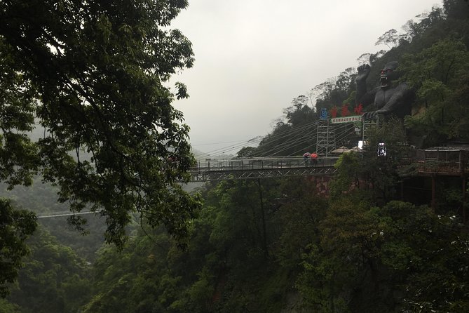 Private Day Tour to Gulong Canyon Glass Bridge from Guangzhou - Crossing the 520-meter glass walkway