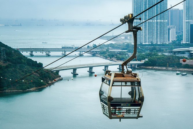Private & Personalized Lantau Island Day Trip from Hong Kong - Taking the Ngong Ping 360 cable car to the plateau