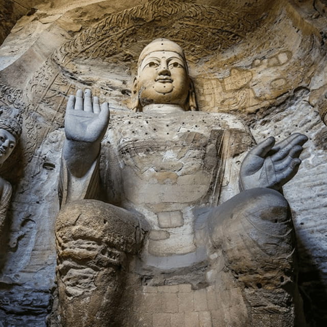 Private Tour Datong Hengshan Hanging Temple Yungang Grottoes - A two-hour food and market break in Datong