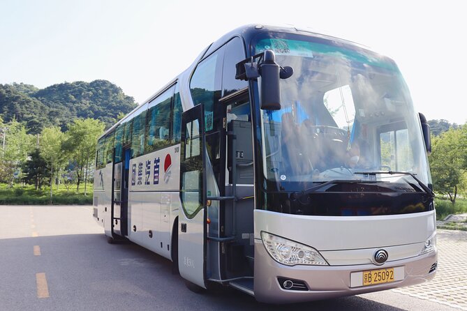 Return Bus to Mutianyu Great Wall - The ride to the Great Wall