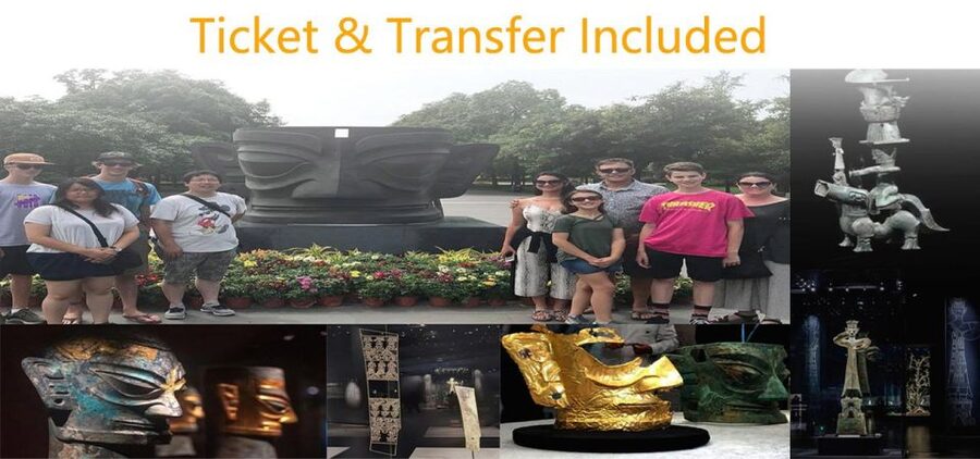 Sanxingdui Museum Small Group Tour with Optional Panda Base - Choosing the public shuttle or private car