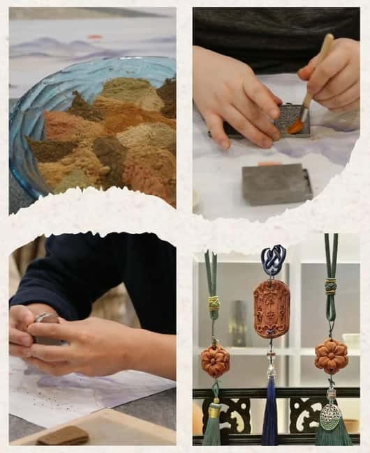 Shanghai: Hands-on Incense Tablet Making Class - Tea, photographs, and the finished keepsake