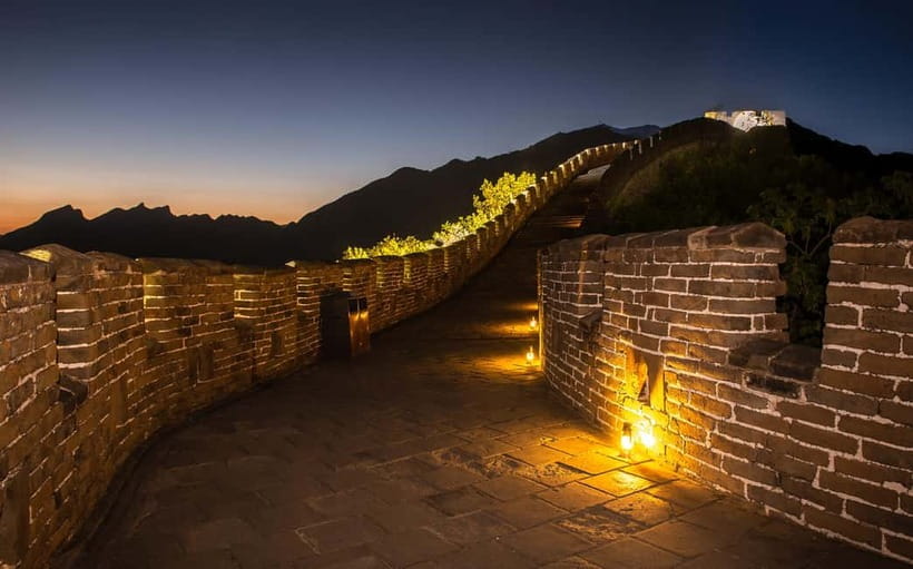 Sunset Glow at Mutianyu Great Wall Night Bus Tour+Ticket - Why Mutianyu works so well at night