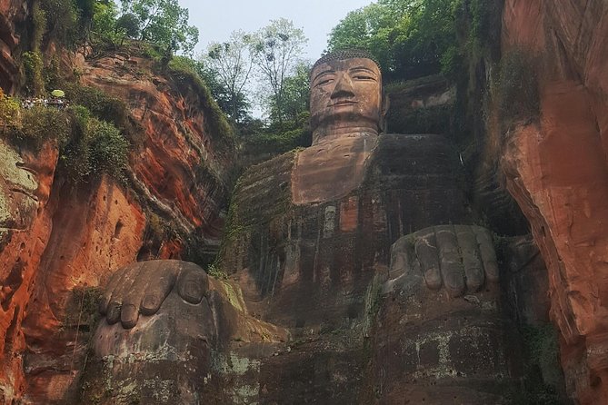 Tea Village in lost Town and Buddha 1 day tour - Seeing Leshan Giant Buddha from the river