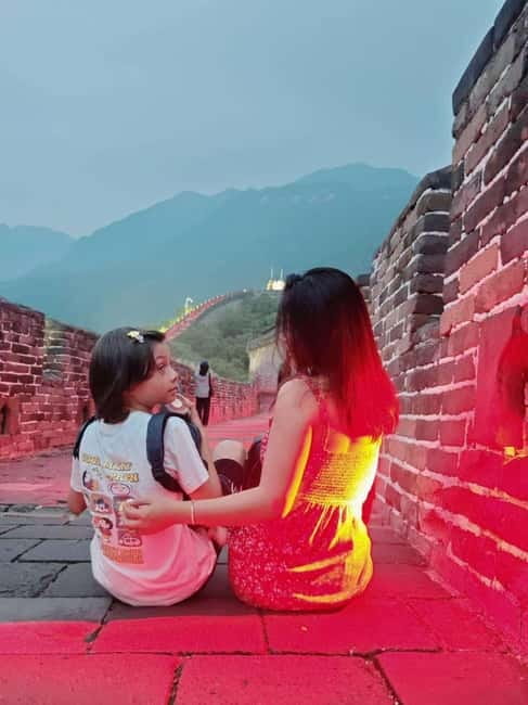 Twilight Glow at Mutianyu Great Wall Evening Bus Tour+Ticket - Cable car access and the climb
