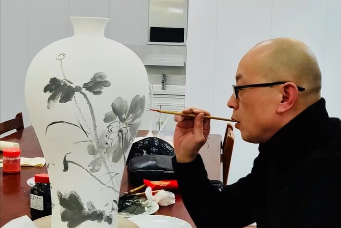 Water Color Class in Beijing - Meeting Richard Li at Wangfujing